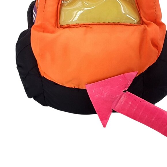 Vintage Good Stuff Monster Truck Plush Neon Orange 4 Wheel 38 BTP 1992 - Picture 8 of 13